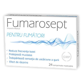 Comprimate Masticabile Fumarosept 24 buc Comprimate Masticabile Fumarosept 24 buc