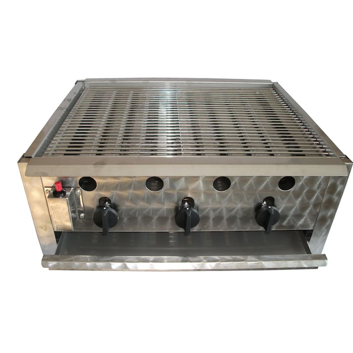 BGT-3 háromégős asztali grillező készülék, PB-gáz üzemű