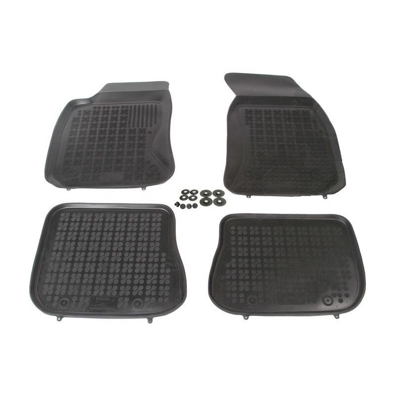 Covorase auto cauciuc REZAW PLAST pentru Audi A4 Avant 8D5 B5 (1994-2001), 4 bucati, Negru
