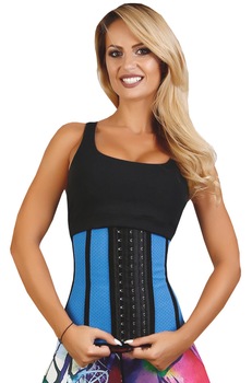 Corset Latex Ultrasport Breathable, Clessidra, Albastru, Albastru Corset Latex Ultrasport Breathable, Clessidra, Albastru, Albastru