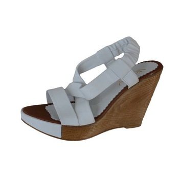 Sandale tinereasca cu platforma, model din curele, D&J Exclusive,, Alb Sandale tinereasca cu platforma, model din curele, D&J Exclusive,, Alb