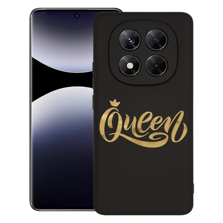 BestCase® Husa pentru Xiaomi Redmi Note 14 Pro Plus, Premium Slim Silicon 1.2MM, Drama Queen, Microfibra in interior, Antisoc, Protectie camera si ecran, 1926326 PB 1800