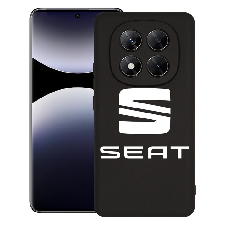 BestCase® Husa pentru Xiaomi Redmi Note 14 Pro, Premium Slim Silicon 1.2MM, Seat, Microfibra in interior, Antisoc, Protectie camera si ecran, 1926325 PB 1760