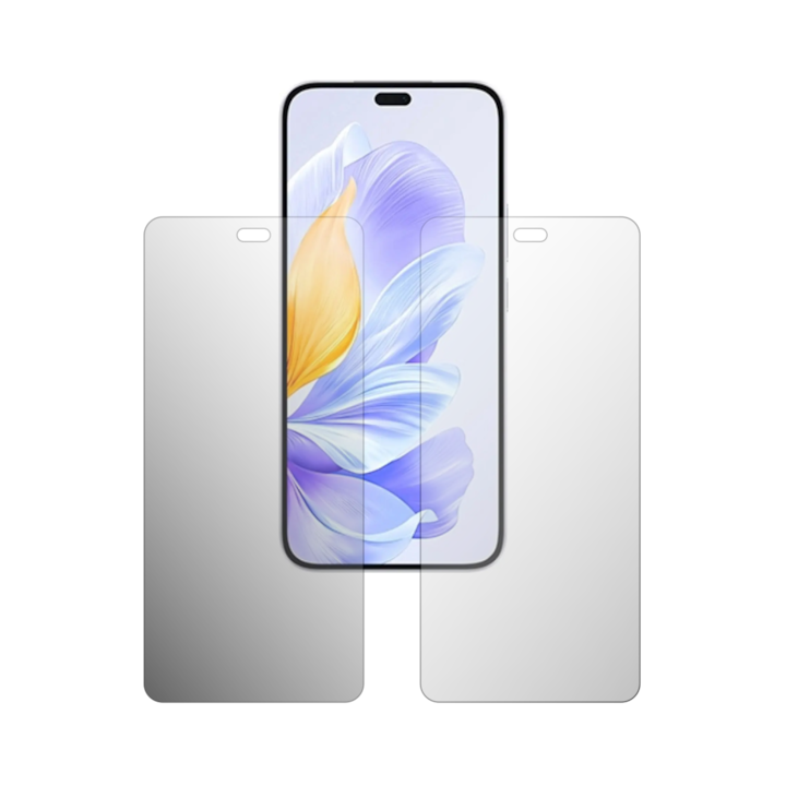 Set 2X Folie Protectie Ecran Folie24, pentru Honor X60i, 1X Ultra-Clear + 1X Mata, Acoperire Case-Friendly ( Compatibile cu Carcasa ), Adezive, Flexibile cu Auto Regenerare