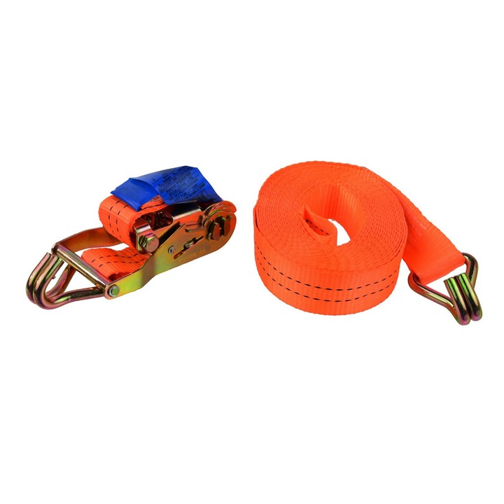 Chinga curea de ancorare cu clichet, GEKO, 8 m, 2 T, 35 mm