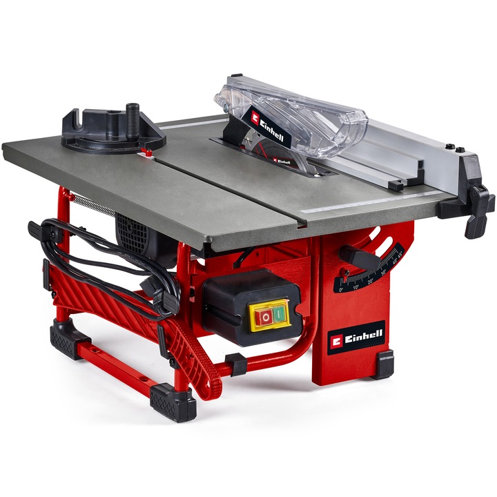 Fierastrau de masa Einhell TC-TS 8 I, 800 wati, inaltime de taiere 45 mm, lama de Fierastrau Ø 200 mm, ghidaj unghiular, ghidaj longitudinal, conexiune pentru aspirarea prafului, inclusiv lama de Fierastrau HW/TCT