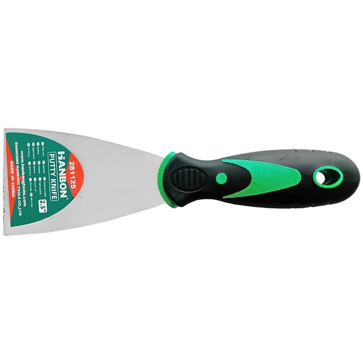 Шпатула с пластмасова гумена дръжка 2 1/2" (60 mm) - Hb281125