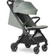 Carucior compact Easywalker Jackey 2, verde, sistem de pliere automata, greutate 8 kg, cu suport pentru picioare