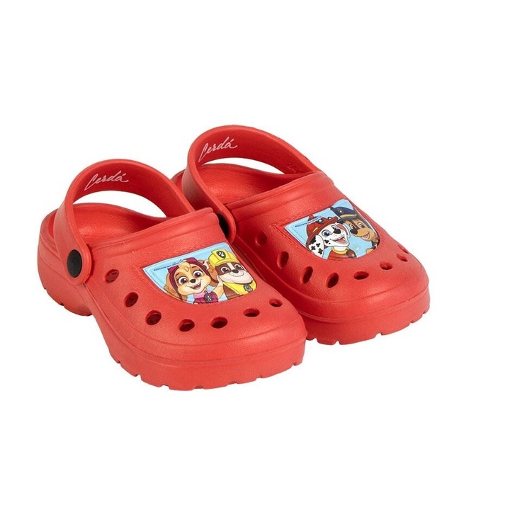 EVA плажни сабо, Paw Patrol All Team 28489, Червен