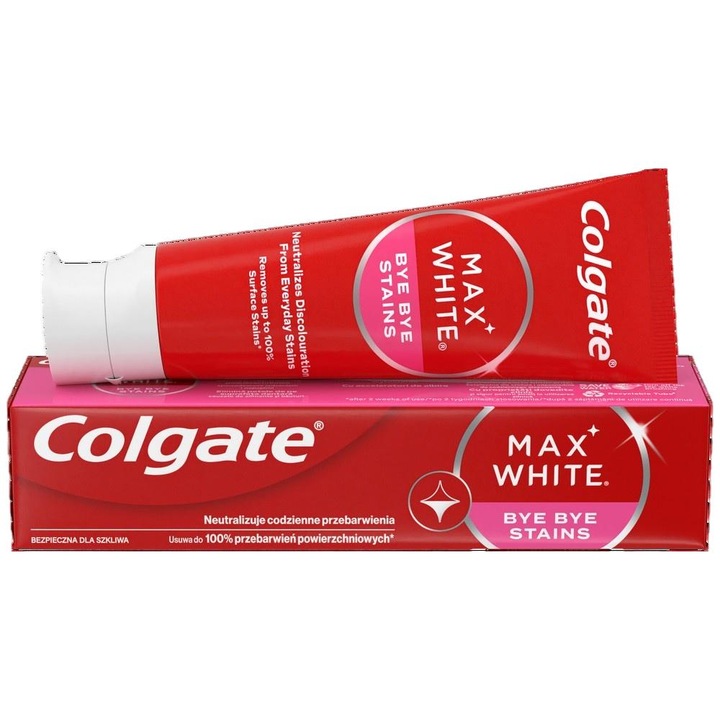 Colgate Max White Bye Bye Stains паста за зъби 75 мл