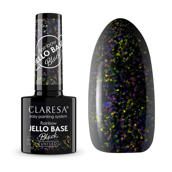 CLARESA Rainbow Hybrid Base - Jello Base Black