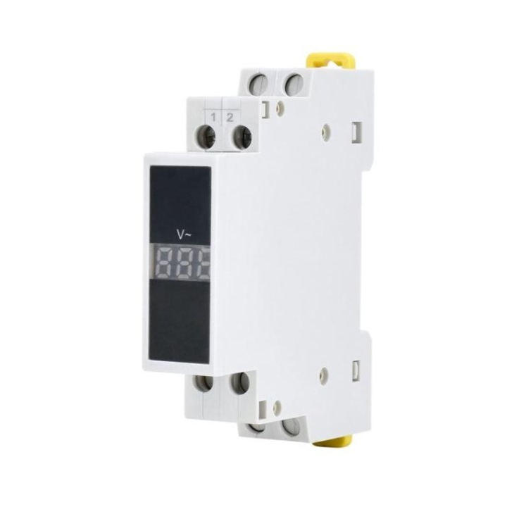 Voltmetru Digital 1-Fazat, Schelinger, A16-Nv-1F, Tensiune 80-500V, Montaj Pe Sina Din, Ip20, Temperatura De Lucru -50°C Pana La +55°C, Pentru Tensiune Alternativa Ac