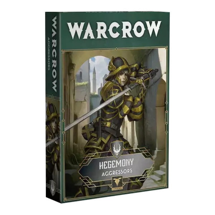 Разширение на играта Warcrow, Hegemony Aggressors, Corvus Belli, 4 модела за сглобяване и карти с персонажи