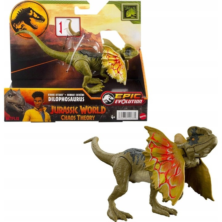 JURASSIC WORLD DOMINION Claire & Dilophosaurus Dinosaure Figurine Jouet