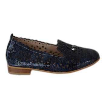 Balerini din lac, D&J Exclusive, Albastru marin Balerini din lac, D&J Exclusive, Albastru marin