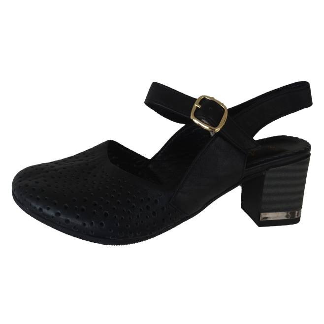 Sandale casual inchisa la varf, D&J Exclusive, Negru