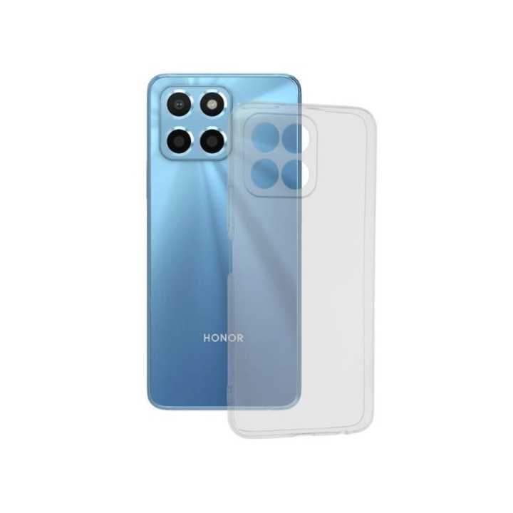Мек прозрачен TPU калъф, съвместим с Honor X6B, прозрачен