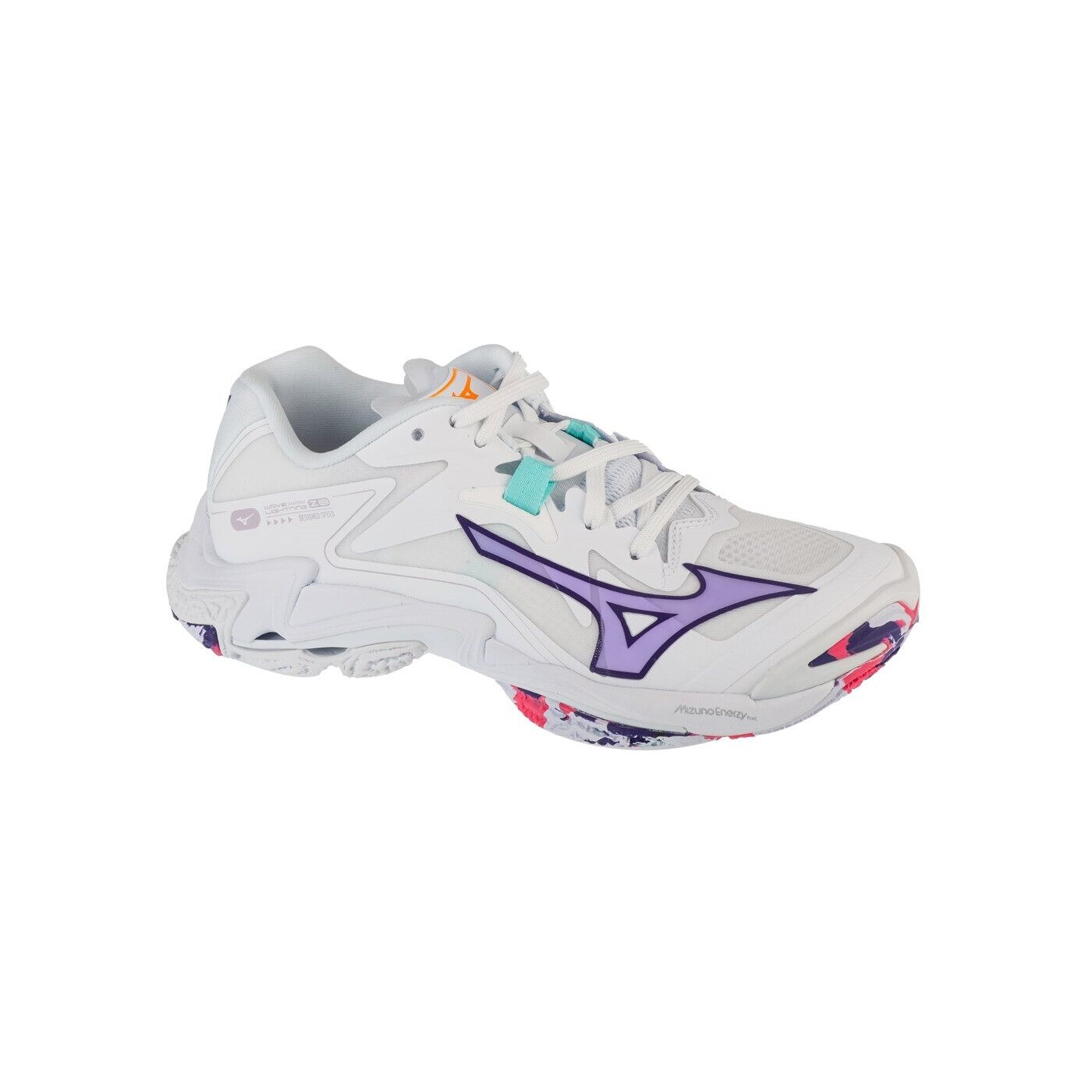 Pantofi sport dama Mizuno, pentru volei, alb, sintetic, neutru, 43
