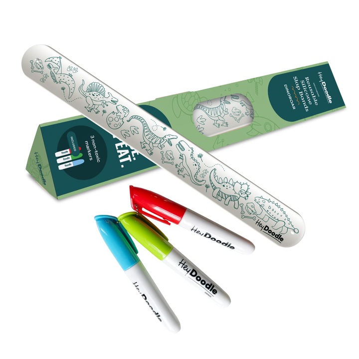 3 db-os gyerek marker készlet, HeyDoodle, többszínű