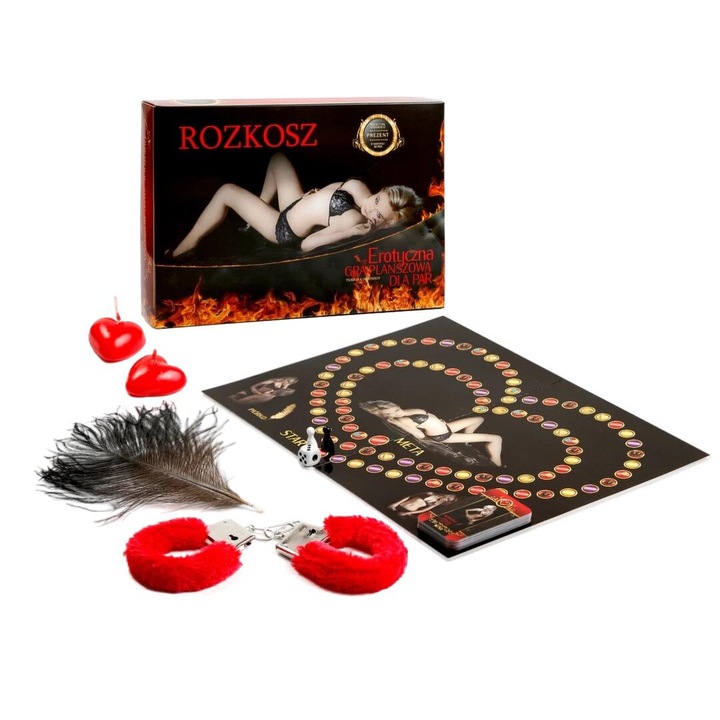 Erotikus játék pároknak, KEMIS, 24 db feladatkártya, 31x21x5,5cm