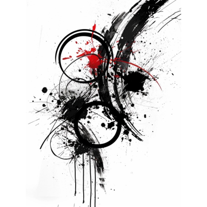 Tablou print pe canvas " Modern 0_3_2" 40x60 cm