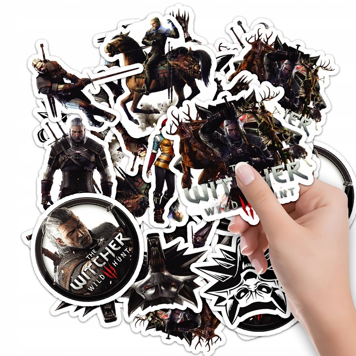 Комплект декоративни стикери, World Case, различни модели, 10 броя, 5x7 см