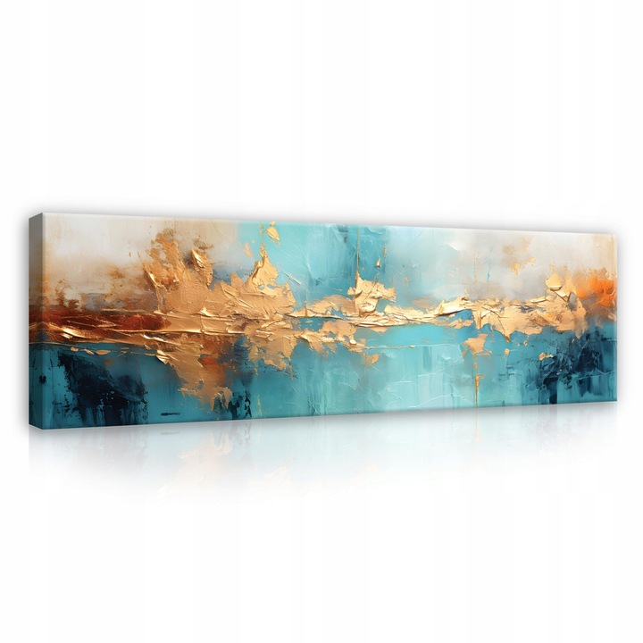 Картина на платно, абстрактна, 145x45 cm модерна, декоративна, всекидневна, кухня, PP14731O3