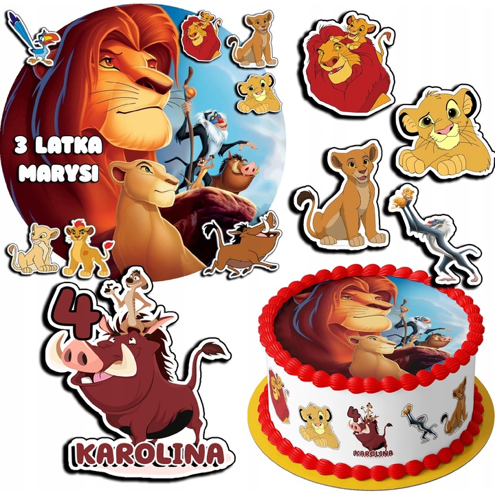 Аксесоари за торти, Световен калъф, Цар Лъв