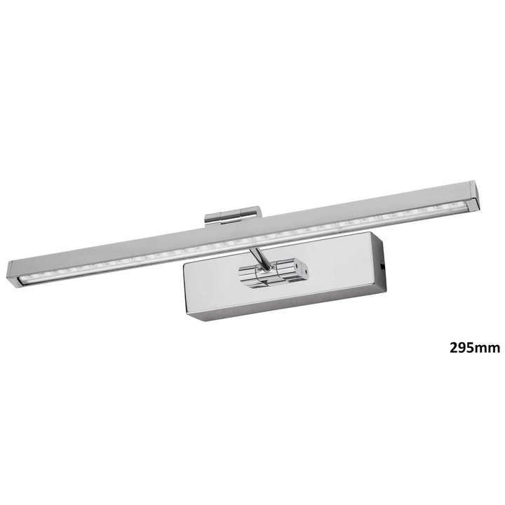 Rabalux Picture Guard 3640 LED стенна лампа, хром, 5W, 3000K, 29.5x5.5см, IP20, 300 lm