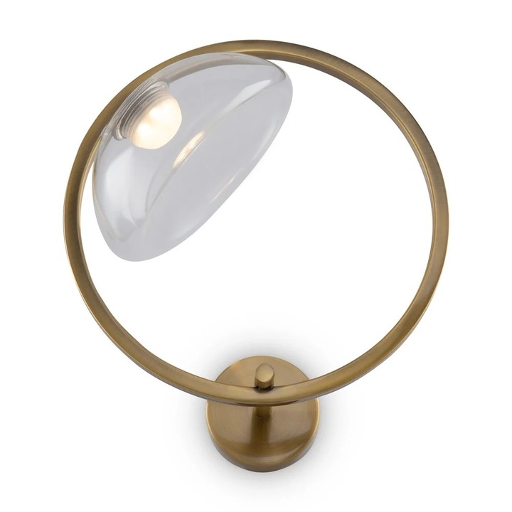 Aplica de perete Maytoni, LED 5W, auriu, 21.8x32cm, design modern, IP20