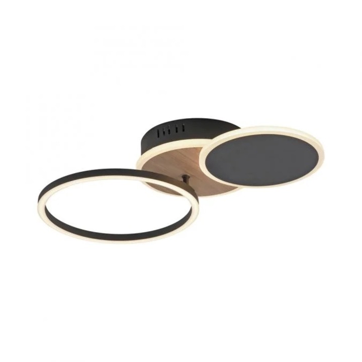 LED полилей SEVENT, светло дърво, 25.5W, 50x33.4x8.2 см, Leuchten Direkt