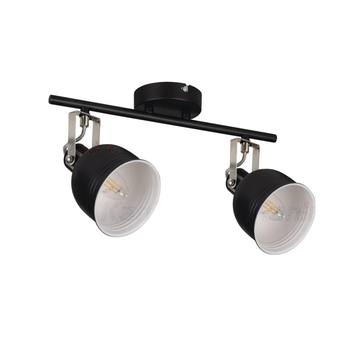 Пендел Kanlux DERATO, 2 светлинни точки, черен, E14 8W, 16x11x10cm