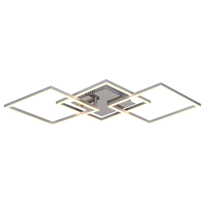 Rabalux Sigurd 3200 LED полилей, 43W, 2900lm, хром, 76.5cm, IP20