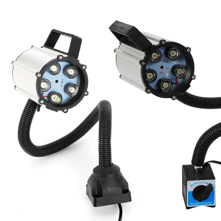 5W LED lámpa, fehér, alumínium ötvözet konstrukció, vízálló kapcsoló, 500mm