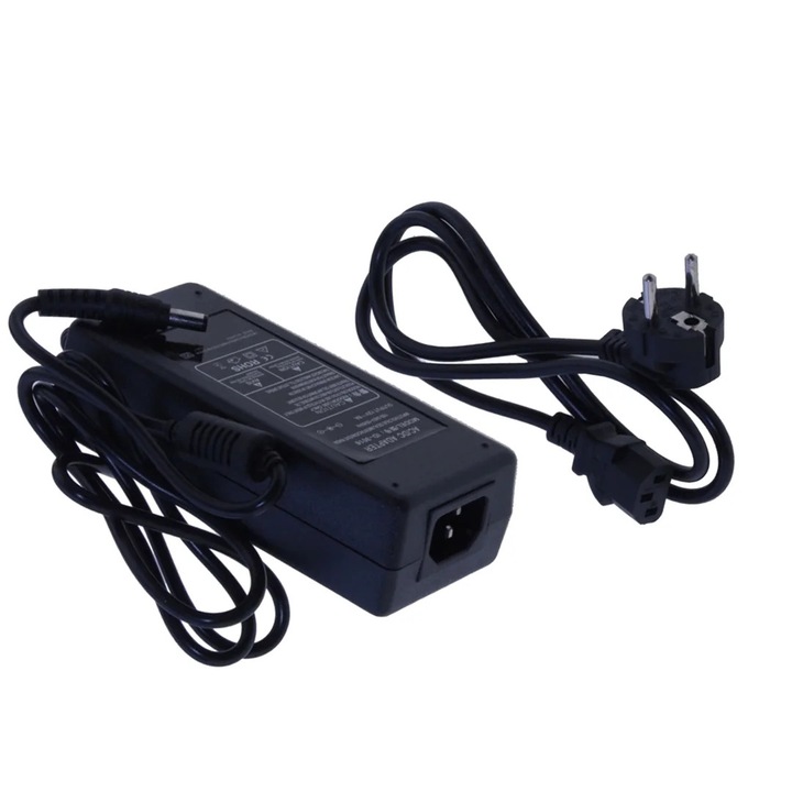 Adaptor LED IdeaLed 96W 12V 8A, IP20, 13.5x4cm, Negru
