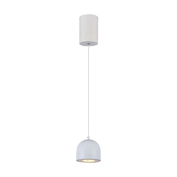 LED пендел, V-TAC, 8.5W, 3000K, Бяла, 100x1620mm, IP20