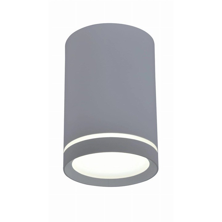 Плафон Candellux TUBA, 1x15W, сив, 6.8x10cm