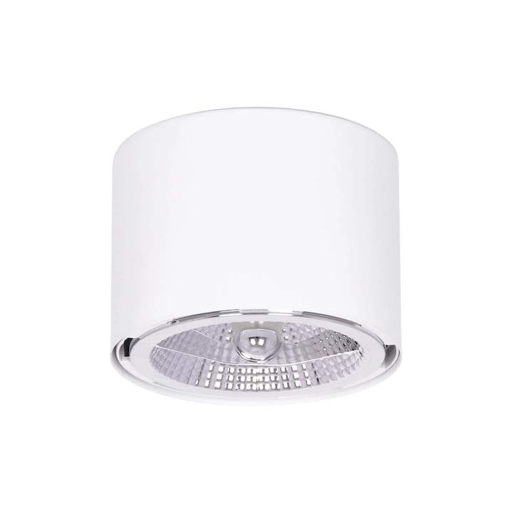 Spot Kaja HORN Alb, Tuba Metalica, 10W, 11,2x8,4cm