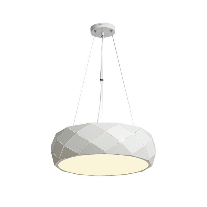 Pendul Light Prestige Reus, Alb, 3xE27, Metal, 45cm, IP20