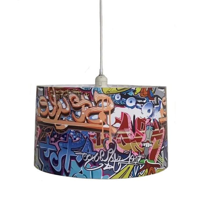 Полилей Light Prestige Graffiti, 1xE27, многоцветна, 40x40x100cm