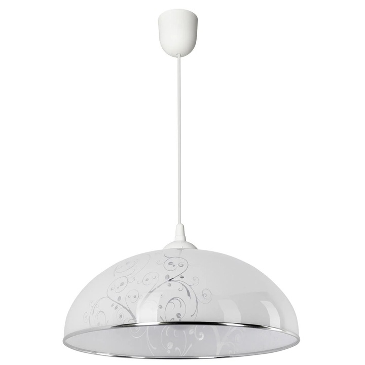 Висулка Lampex, E27, Бяла, 70x38cm, IP20