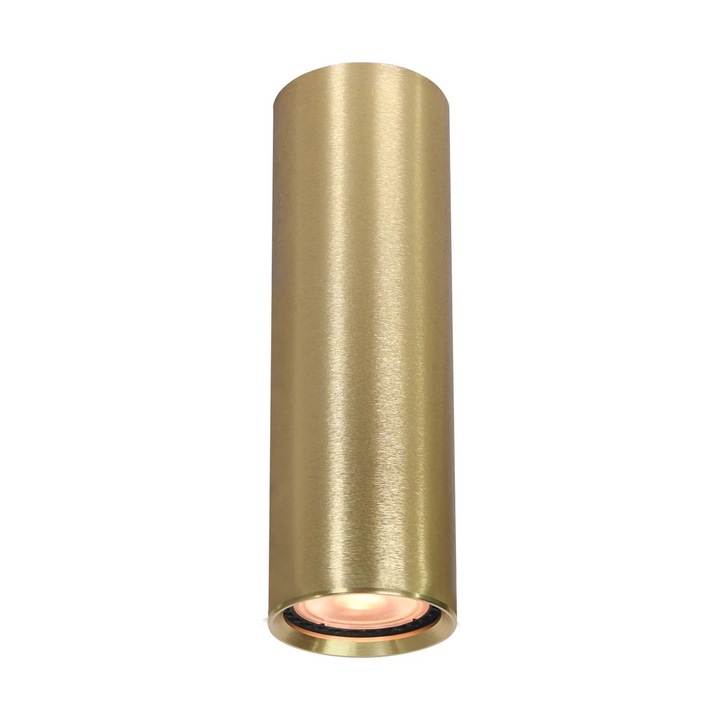 Спот за таван, Italux, Lopus, Gold, 5.4cm, 1xGU10, Max 10W, Алуминий, Димируем, IP20