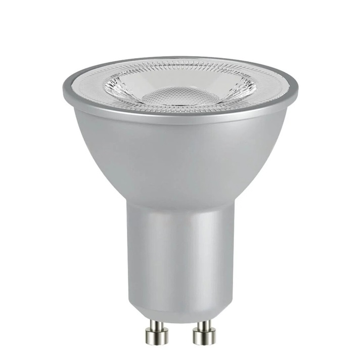 LED izzó GU10 Kanlux 6.5W, 515lm, 4000K, ezüst, szett 25.000h