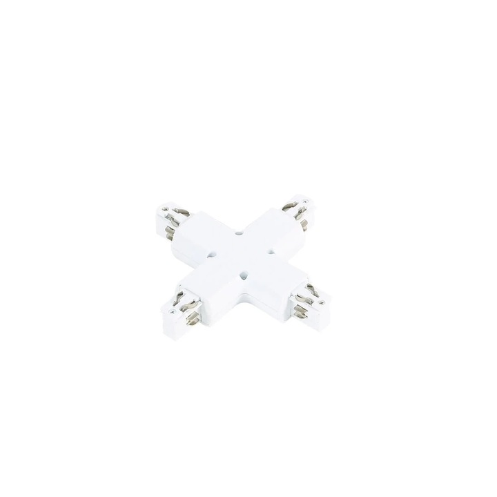 Fehér Italux csatlakozó, IP20, 230V, Méretek 3,5x12x12 cm