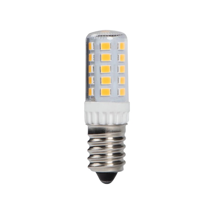 Kanlux LED izzó 4W E14, meleg fény 3000K, 520lm, átlátszó, ezüst, 20.000h