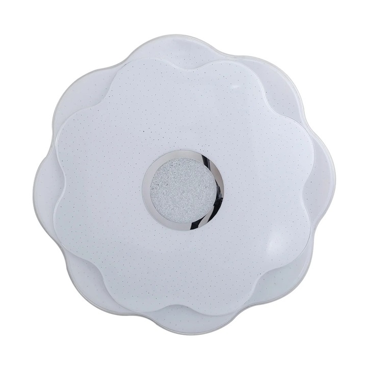 LED mennyezeti lámpa NORMI, 51x51cm, 48W, fehér, IP20, nappaliba vagy hálószobába, semleges fény 4000K, 3360lm