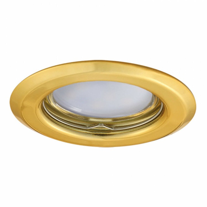 Kanlux Argus 300 álmennyezetbe építhető lámpa arany alumínium 1 x MR-16 max. 50W MR16 1 db IP20