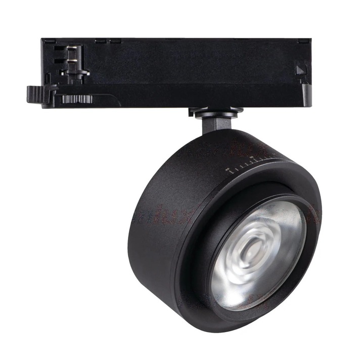 Spot LED 18W, Kanlux, Negru, pentru iluminat interior, montaj simplu
