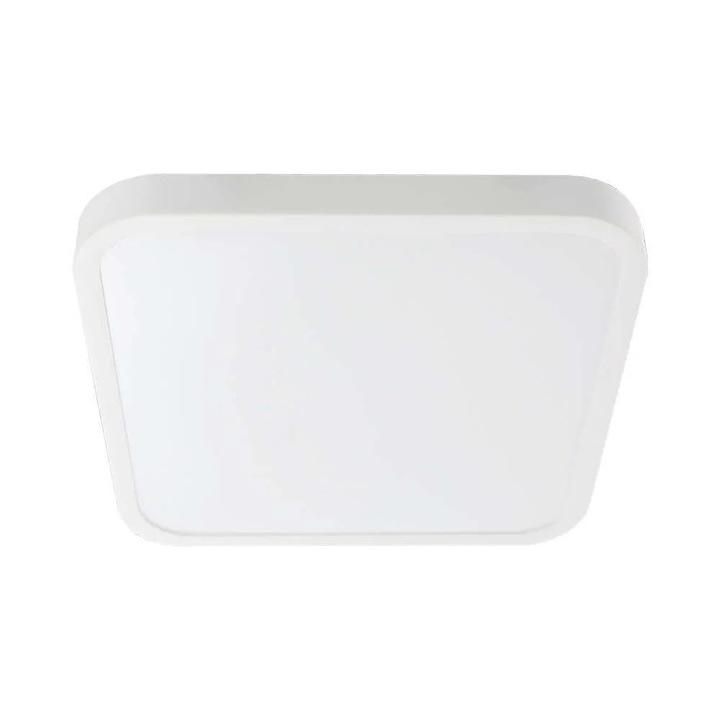 Mennyezeti lámpa V-TAC 24W LED, 29x29cm, fehér, IP44, hideg fény