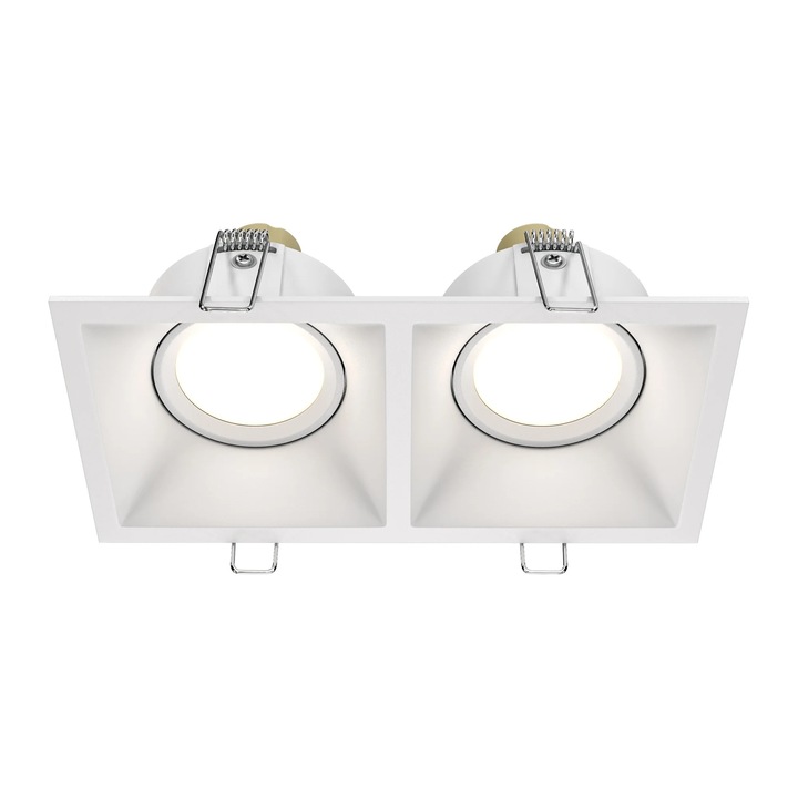 Lampa plafoniera, Maytoni DOT, aluminiu, 2 surse, alb, 17.3x9x4.2 cm